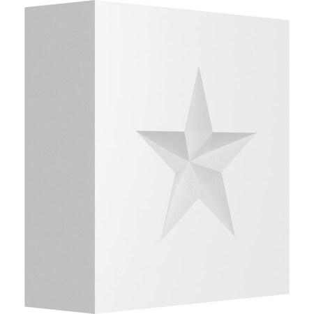 Ekena Millwork Standard Sedgwick Star Rosette With Square Edge, 3"W x 3"H x 1"P ROSP030X030X100SDG06